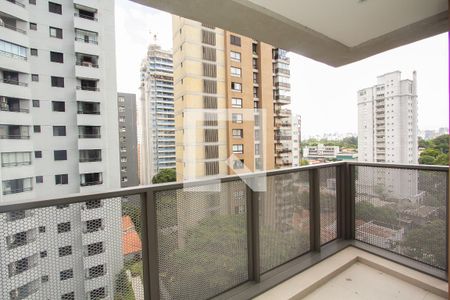 Varanda de kitnet/studio à venda com 1 quarto, 27m² em Moema, São Paulo