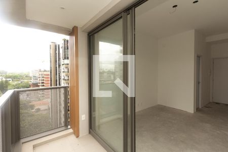 Studio à venda com 27m², 1 quarto e sem vagaVaranda