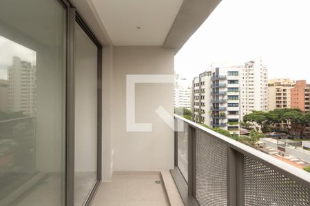 Studio à venda com 27m², 1 quarto e sem vagaVaranda
