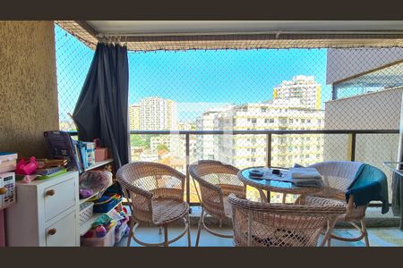 Varanda da Sala de apartamento à venda com 2 quartos, 69m² em Cachambi, Rio de Janeiro