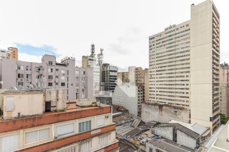 Sacada - Vista de kitnet/studio à venda com 1 quarto, 31m² em Centro Histórico, Porto Alegre