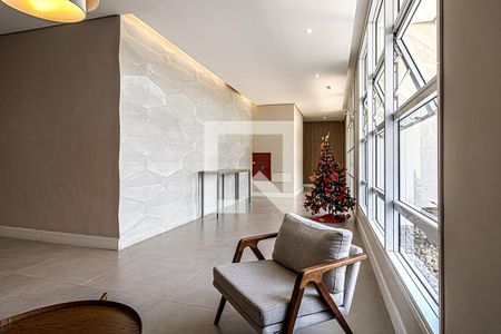 Apartamento à venda com 62m², 2 quartos e 1 vagahall de entrada do prédio_4