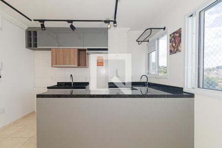 Sala e Cozinha de apartamento para alugar com 2 quartos, 40m² em Tremembé, São Paulo