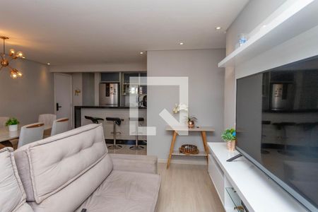 Sala  de apartamento para alugar com 2 quartos, 60m² em Taboão, Diadema