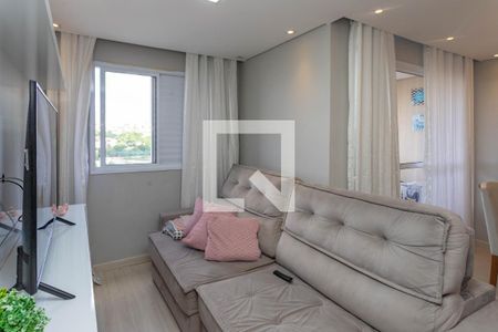 Sala  de apartamento para alugar com 2 quartos, 60m² em Taboão, Diadema