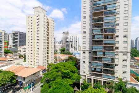 Sala - Vista de kitnet/studio à venda com 1 quarto, 38m² em Brooklin, São Paulo