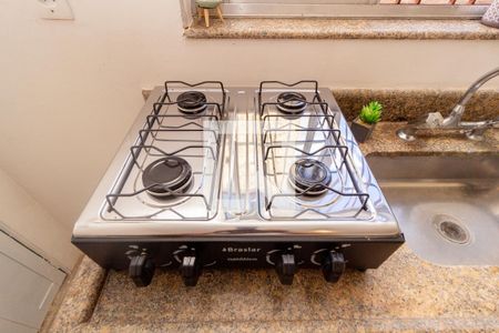 Studio para alugar com 24m², 1 quarto e sem vaga Studio para alugar com 24m², 1 quarto e sem vagaDetalhe - Cozinha
