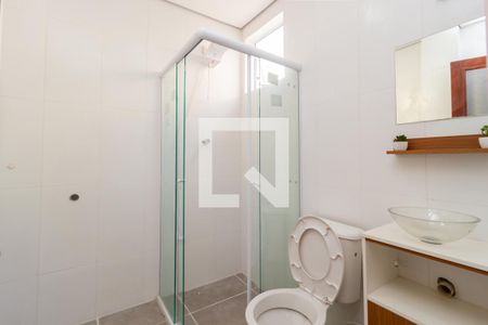 Banheiro de kitnet/studio para alugar com 1 quarto, 24m² em Vila Libanesa, São Paulo