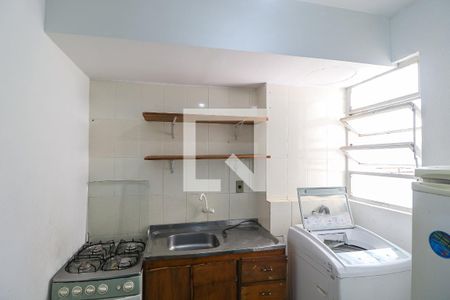 Cozinha de apartamento à venda com 1 quarto, 32m² em Cidade Baixa, Porto Alegre