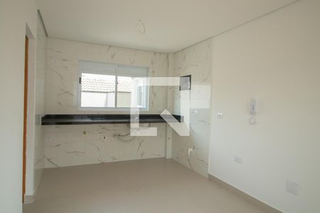 Sala e cozinha de kitnet/studio à venda com 1 quarto, 40m² em Vila Mazzei, São Paulo