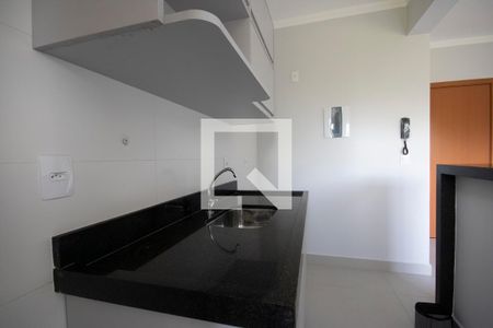 Cozinha de apartamento para alugar com 1 quarto, 45m² em Jardim Recreio , Ribeirão Preto