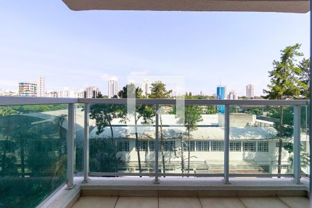 Sala - Varanda de apartamento para alugar com 1 quarto, 45m² em Santo Amaro, São Paulo