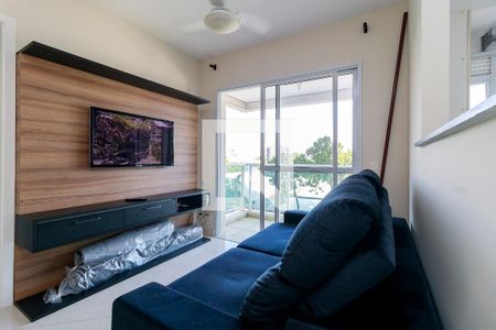 Sala de apartamento para alugar com 1 quarto, 45m² em Santo Amaro, São Paulo