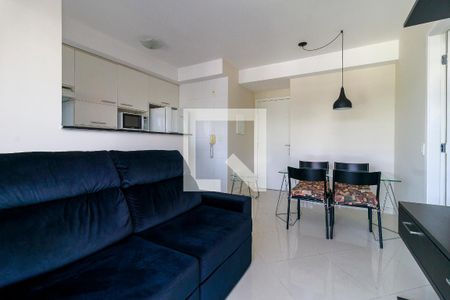 Sala de apartamento para alugar com 1 quarto, 45m² em Santo Amaro, São Paulo