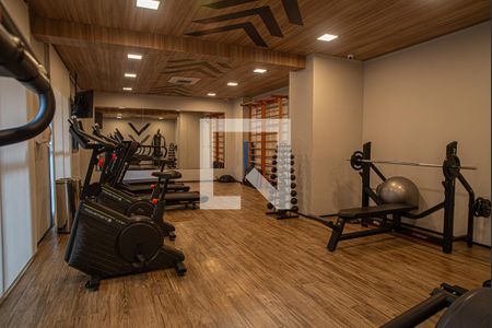 Apartamento para alugar com 38m², 2 quartos e sem vaga Apartamento para alugar com 38m², 2 quartos e sem vagaÁrea comum - Academia