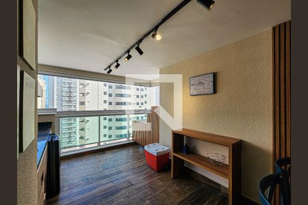 sacada de apartamento para alugar com 3 quartos, 115m² em Centro, Guarujá