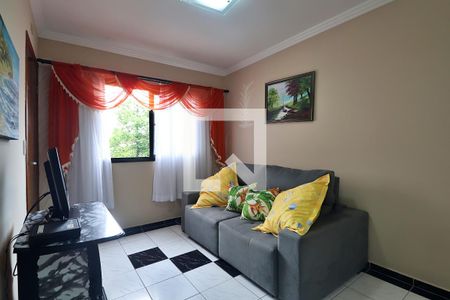 Sala de apartamento à venda com 2 quartos, 62m² em Jardim das Maravilhas, Santo André