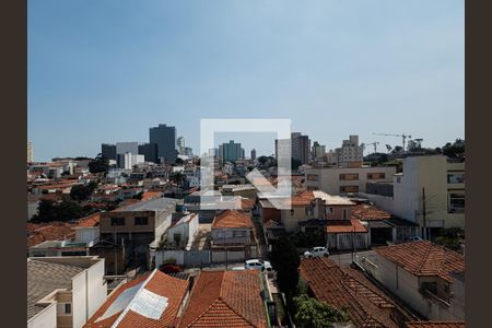 Vista Sala e Cozinha de apartamento à venda com 1 quarto, 27m² em Vila Mazzei, São Paulo
