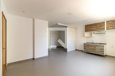 Sala e Cozinha de apartamento à venda com 2 quartos, 57m² em República, São Paulo