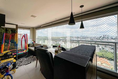 Varanda Sala de apartamento à venda com 3 quartos, 91m² em Jardim Paraiso, São Paulo