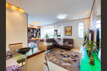 Sala de apartamento à venda com 4 quartos, 141m² em Campestre, Santo André