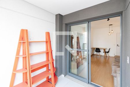 Varanda da Sala de apartamento à venda com 2 quartos, 62m² em Jardim das Acácias, São Paulo