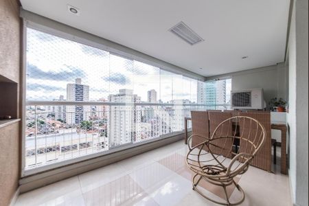 Varanda da Sala de apartamento para alugar com 3 quartos, 104m² em Vila Gumercindo, São Paulo