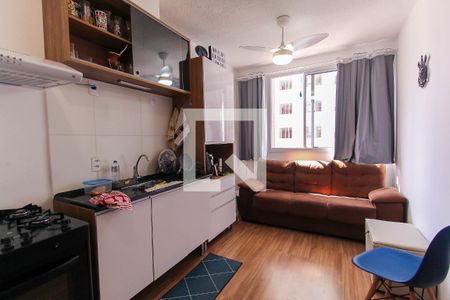 Sala/Cozinha de apartamento para alugar com 1 quarto, 24m² em Belenzinho, São Paulo