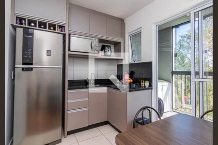 Cozinha de apartamento à venda com 2 quartos, 51m² em Scharlau, São Leopoldo