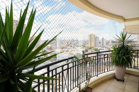 Apartamento à venda com 156m², 3 quartos e 3 vagasVaranda da sala