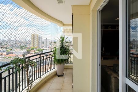 Apartamento à venda com 156m², 3 quartos e 3 vagasVaranda da sala