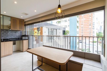 Apartamento para alugar com 44m², 1 quarto e 1 vagaVaranda