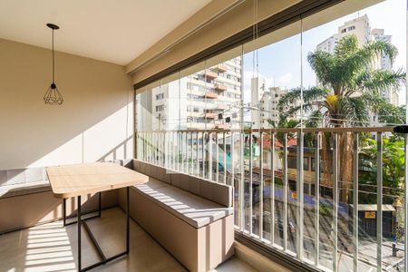 Varanda de apartamento para alugar com 1 quarto, 44m² em Paraíso, São Paulo