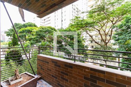 Varanda de apartamento à venda com 3 quartos, 222m² em Jardim Paulista, São Paulo