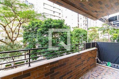 Varanda de apartamento para alugar com 3 quartos, 222m² em Jardim Paulista, São Paulo