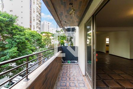 Varanda de apartamento para alugar com 3 quartos, 222m² em Jardim Paulista, São Paulo