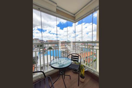 Varanda da Sala de apartamento à venda com 3 quartos, 62m² em Vila Camilopolis, Santo André