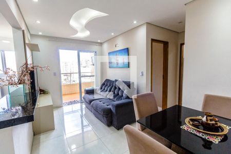 Sala de apartamento para alugar com 2 quartos, 66m² em Aviação, Praia Grande