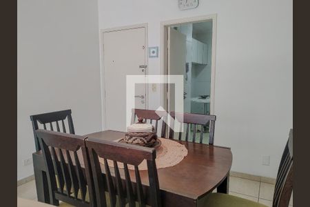 Sala de apartamento para alugar com 3 quartos, 82m² em Jardim Tejereba, Guarujá