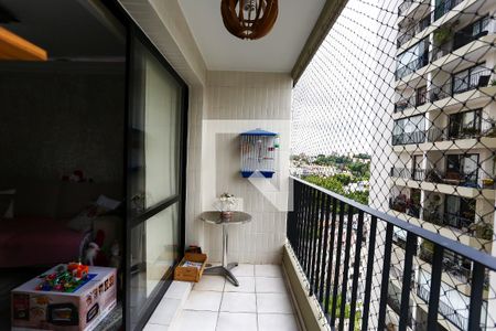 Varanda da Sala de apartamento à venda com 3 quartos, 83m² em Jardim Caboré, São Paulo