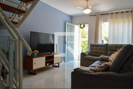 Sala  de casa de condomínio à venda com 4 quartos, 120m² em Taquara, Rio de Janeiro