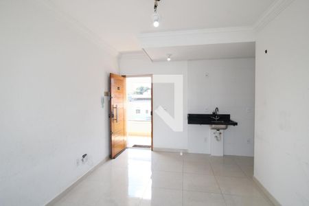 Sala/Cozinha e Área de Serviço de apartamento à venda com 2 quartos, 46m² em Vila Dalila, São Paulo