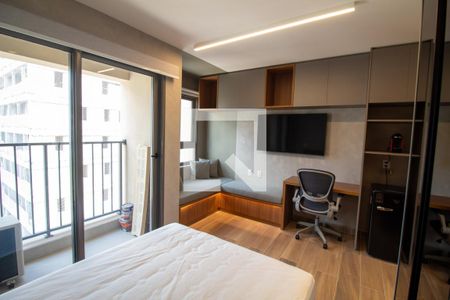 Quarto - Studio de kitnet/studio para alugar com 1 quarto, 26m² em Campo Belo, São Paulo