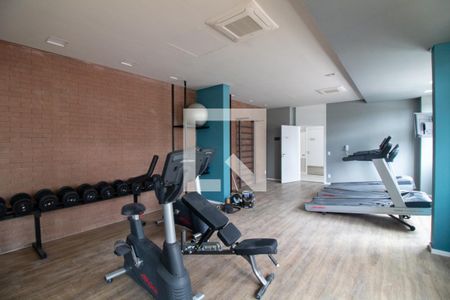 Área comum - Academia de kitnet/studio para alugar com 1 quarto, 26m² em Campo Belo, São Paulo