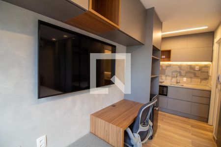 Sala - Studio de kitnet/studio para alugar com 1 quarto, 26m² em Campo Belo, São Paulo