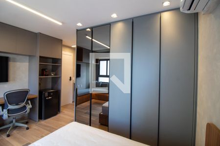 Quarto - Studio de kitnet/studio para alugar com 1 quarto, 26m² em Campo Belo, São Paulo