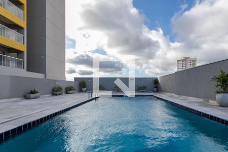 Área Comum - Projeto - Piscina de apartamento para alugar com 1 quarto, 35m² em Centro, Mogi das Cruzes