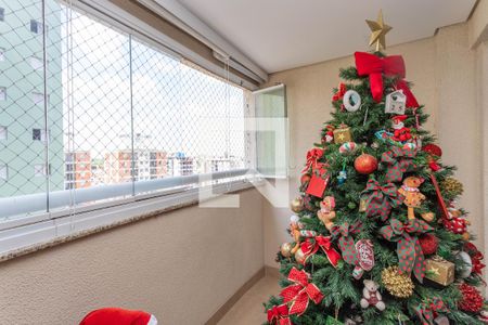 Varanda da sala de apartamento à venda com 3 quartos, 80m² em Centro, Diadema