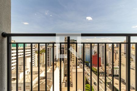 Varanda de kitnet/studio para alugar com 1 quarto, 40m² em Vila Buarque, São Paulo