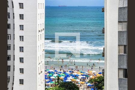 Vista da Sacada de apartamento para alugar com 3 quartos, 155m² em Barra Funda, Guarujá